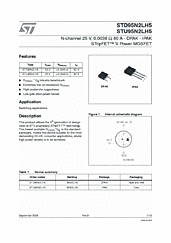 DataSheet STD95N2LH5 pdf